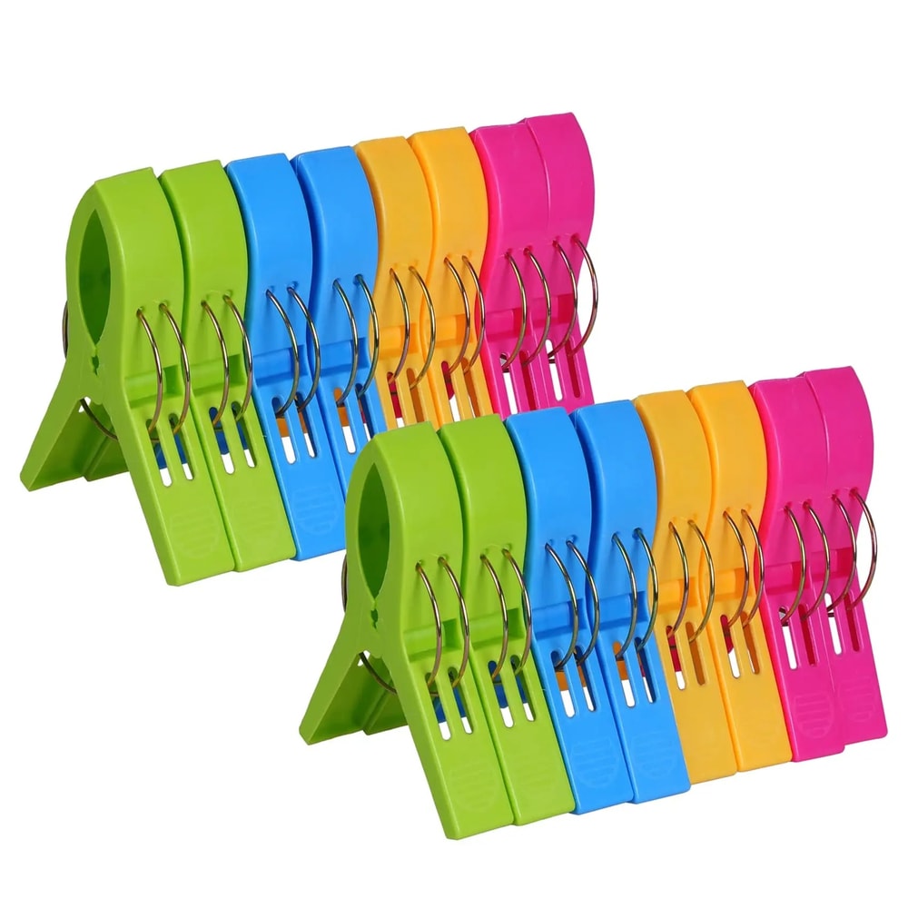 Heavy Duty Beach Towel Clips Set Non Slip Chair Clips for Towels and Outdoor Use