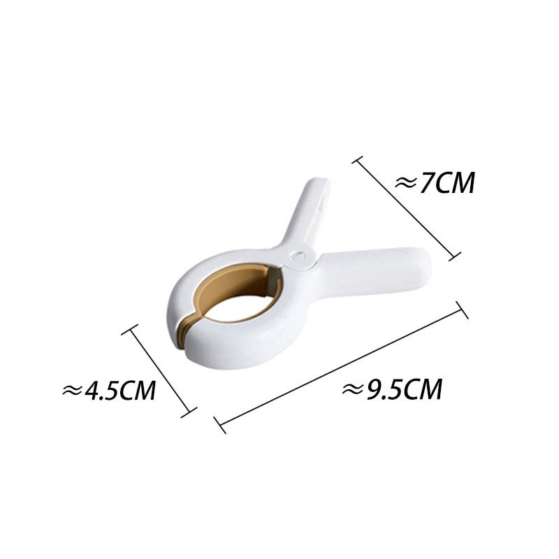 Large Beach Towel Clips Windproof No Mark Clothesline Grip Clips 2