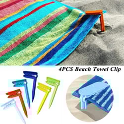 heavy duty beach towel clips windproof towel holders outdoor camping clothespins set