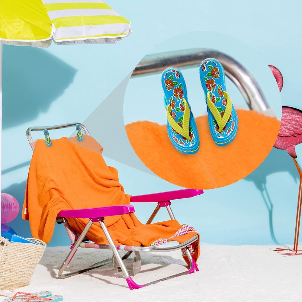 Heavy Duty Beach Towel Clips Non Slip Sunbed And Laundry Peg Holders 1