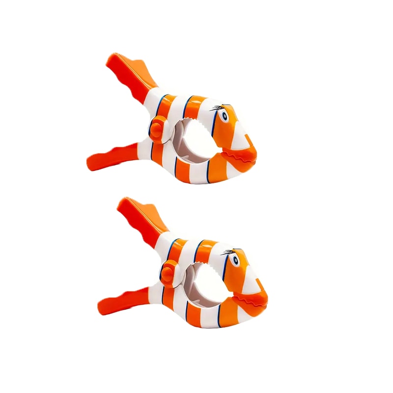 Heavy Duty Beach Towel Clips Large Pool Chair Towel Clamps Cute Animal Design 0