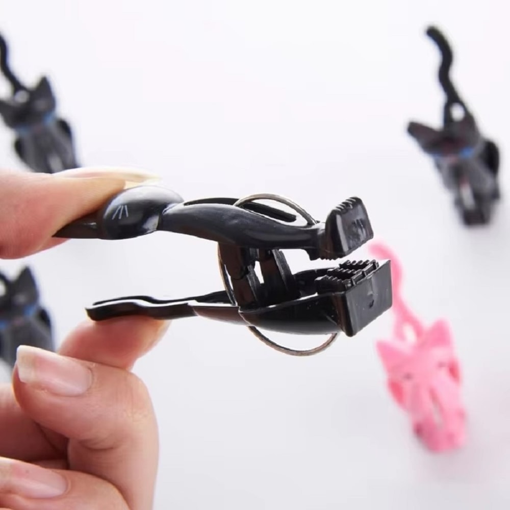 Cute Cat Clothespins Windproof Laundry Clips For Towels Clothes And Sheets 1