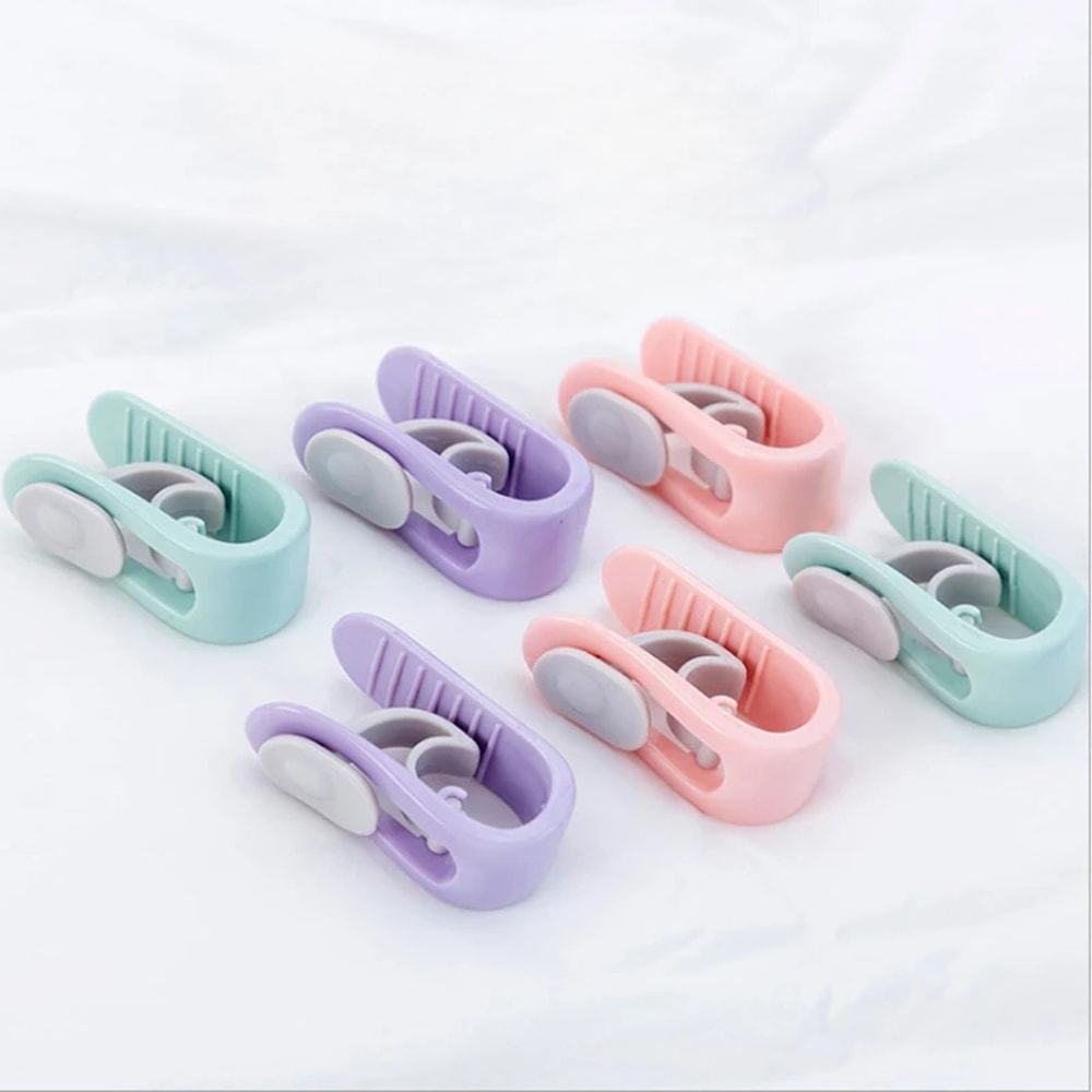 Anti Slip Quilt Clips Bed Sheet Fasteners Heavy Duty Duvet Cover Holders 4