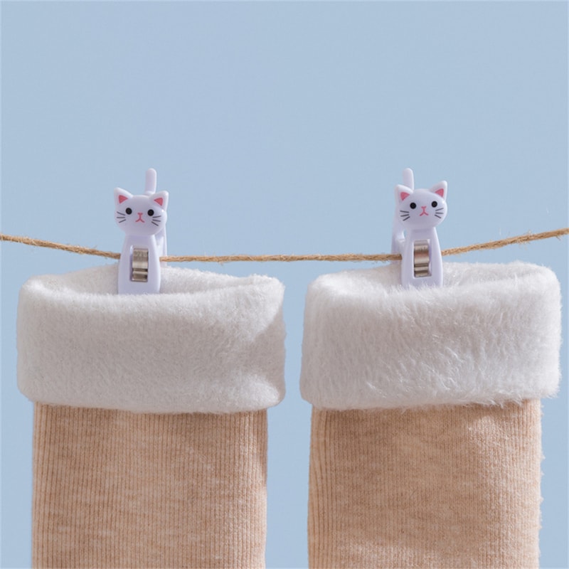 Cute Cartoon Cat Clips Multipurpose Snack Sealing And Bookmark Clips Set 2