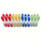 Windproof Plastic Clothespins Set Durable Laundry Clips For Socks Underwear And Small Items 0