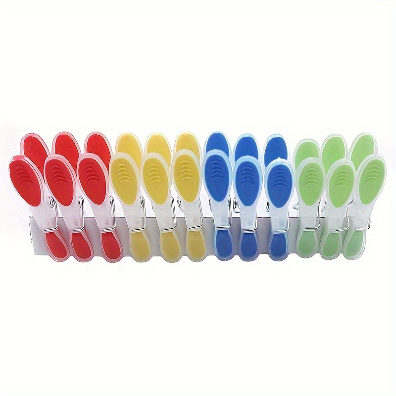 Windproof Plastic Clothespins Set Durable Laundry Clips For Socks Underwear And Small Items 0