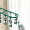 Stainless Steel Sock Drying Rack with Windproof Hooks Portable Clothes Drying Hanger