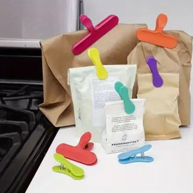 Reusable Bag Sealing Clips Multi Purpose Food Storage Closure Clips Set 2