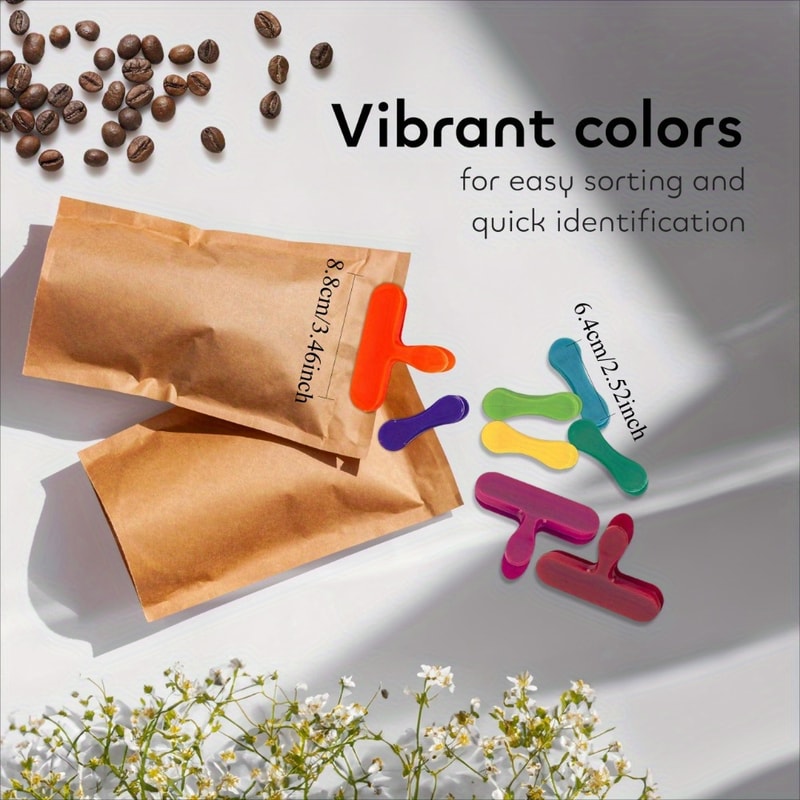 Reusable Bag Sealing Clips Multi Purpose Food Storage Closure Clips Set 4