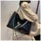 Large Capacity PU Leather Tote Bag Retro Shoulder Crossbody Everyday Handbag 5
