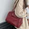Korean Vintage Large Capacity Shoulder Bag Versatile Underarm Tote for Women
