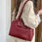 Korean Vintage Large Capacity Shoulder Bag Versatile Underarm Tote for Women