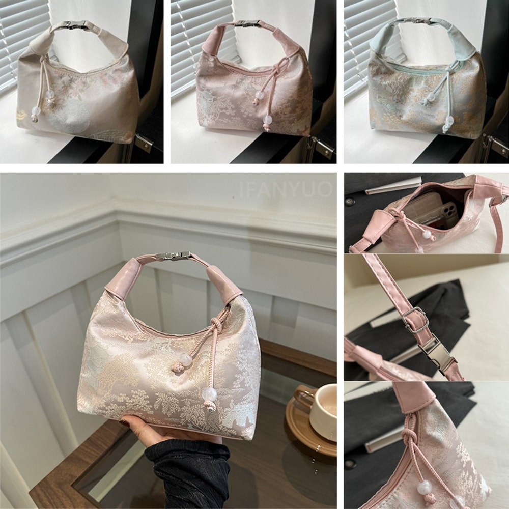 Embroidered Handbag Elegant Crossbody Shoulder Bag For Women 0