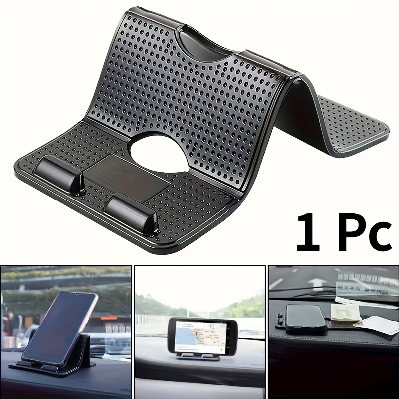Heat Resistant Non Slip Car Phone Holder Dashboard Mount Secure Grip Stand 1