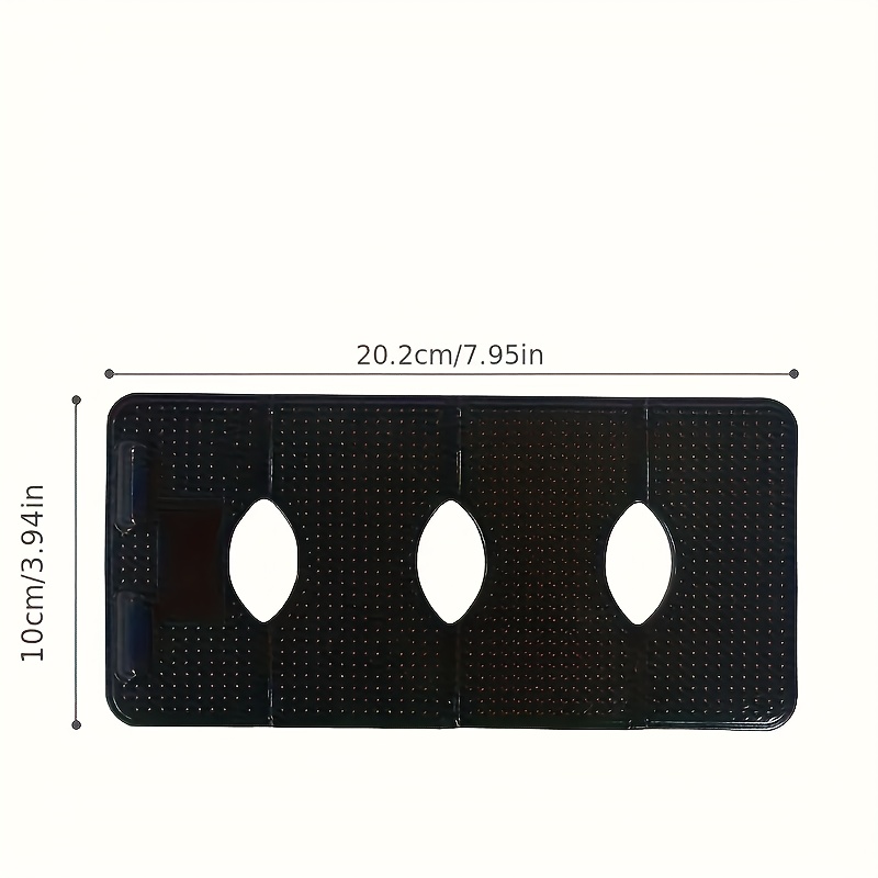 Heat Resistant Non Slip Car Phone Holder Dashboard Mount Secure Grip Stand 2