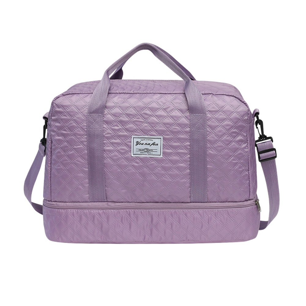 Lightweight Travel Duffle Bag Large Capacity Weekender Gym Tote with Shoulder Strap