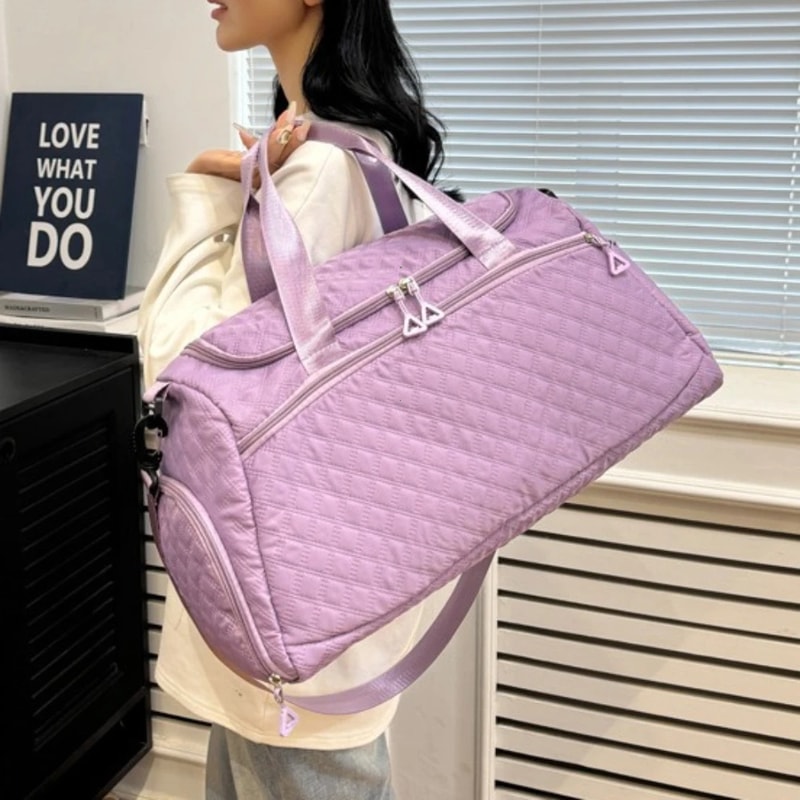 Waterproof Travel Duffel Bag Large Capacity Gym Weekender Tote For Men And Women 0