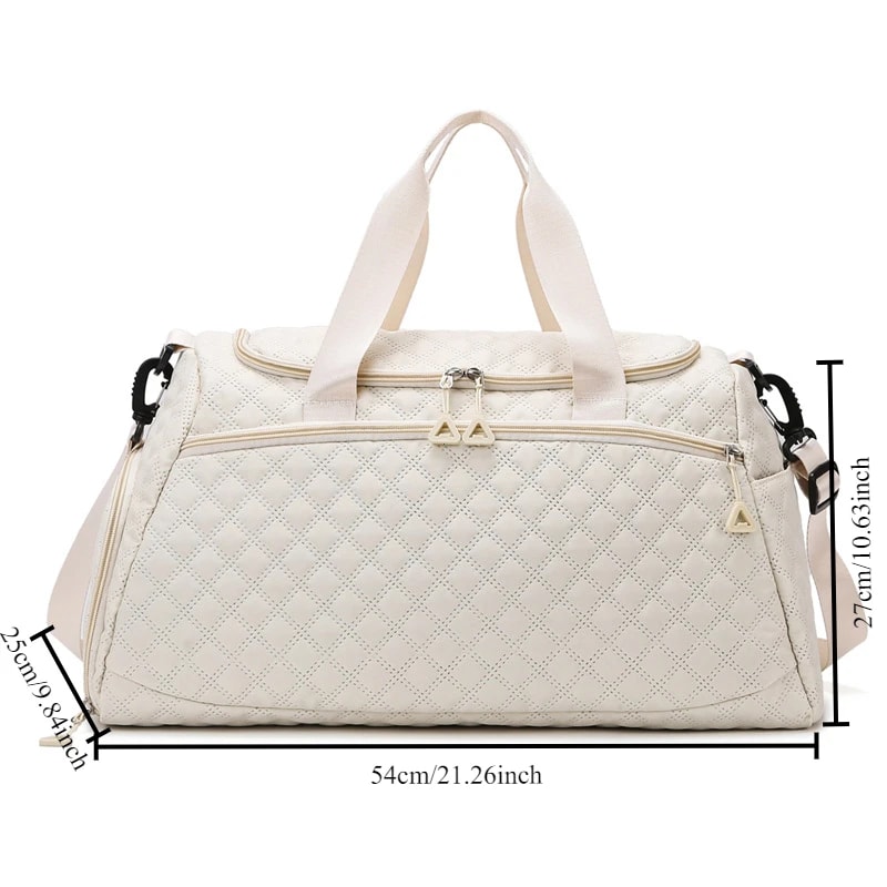 Waterproof Travel Duffel Bag Large Capacity Gym Weekender Tote For Men And Women 4