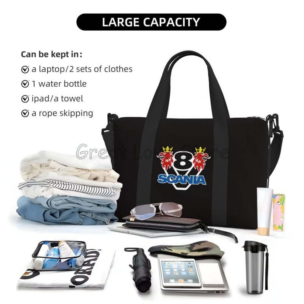 Large Capacity Travel Duffle Bag Lightweight Waterproof Weekender Gym Carry On Tote 3