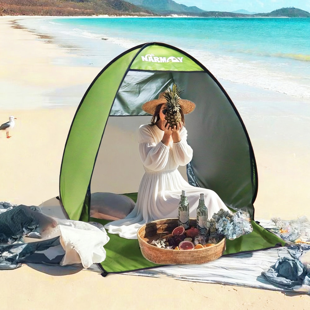 Pop Up Beach Tent UV Protection Waterproof Sun Shelter For Camping And Outdoor Shade 0