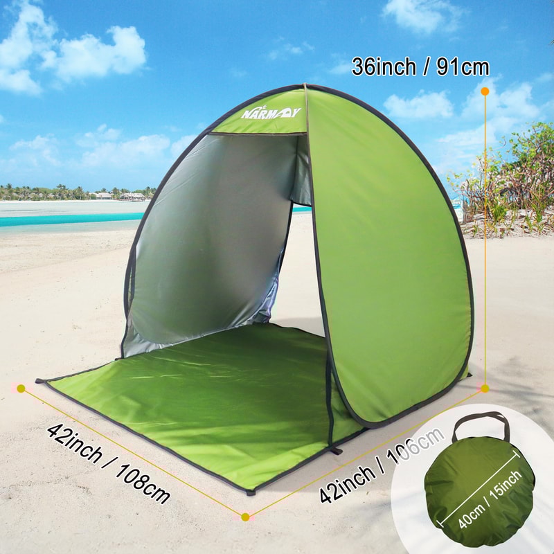 Pop Up Beach Tent UV Protection Waterproof Sun Shelter For Camping And Outdoor Shade 4