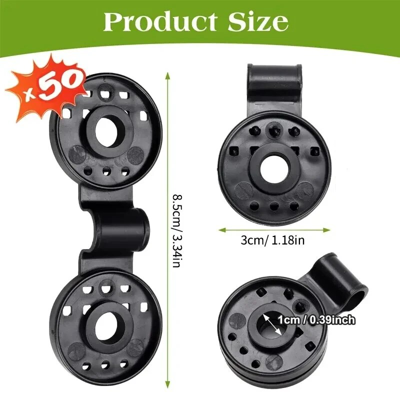 Heavy Duty Shade Cloth Clips Secure Sun Shade Netting Clamps For Garden Greenhouse 5