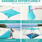 Portable Beach Canopy Sun Shade UV Protection Windproof Camping Shelter