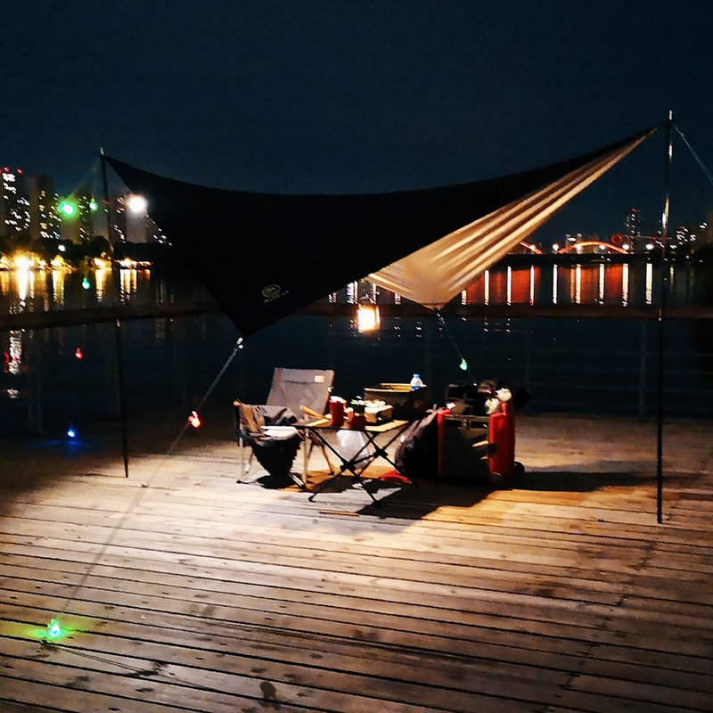 Ultralight Waterproof Camping Tarp Shelter UV Sunshade Rain Fly Canopy 1