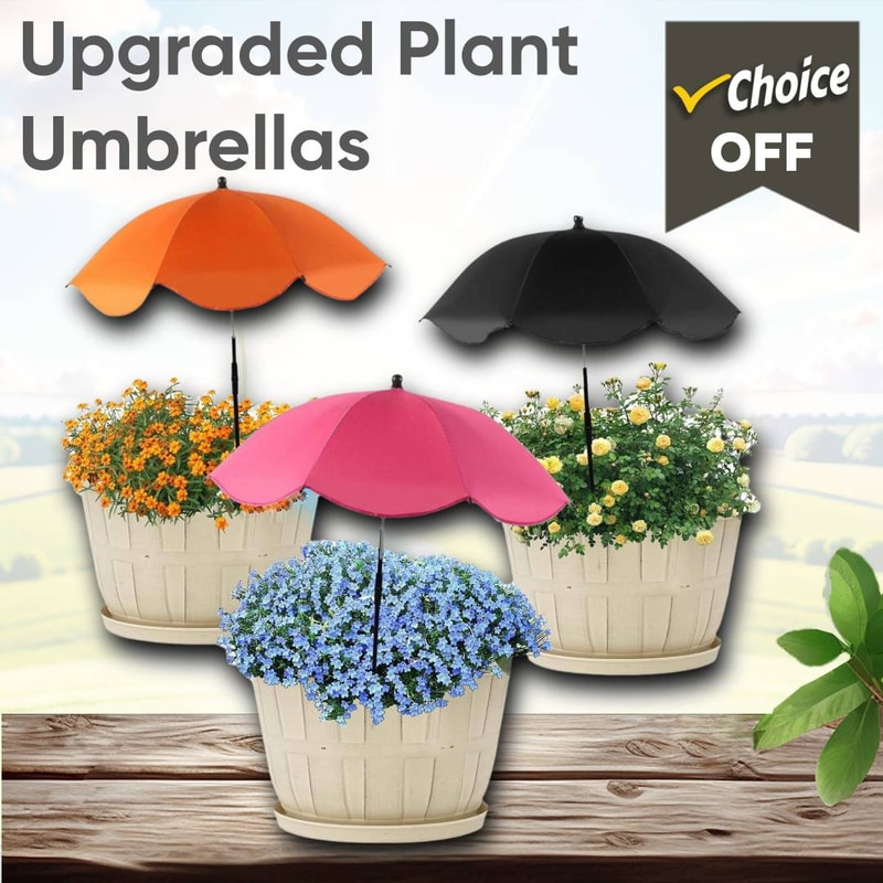 Adjustable Plant Shade Umbrella Outdoor Garden Sun Protection Cover For Plants 1