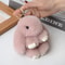 Fluffy Bunny Plush Keychain Cute Rabbit Doll Bag Charm Soft Gift Toy 1