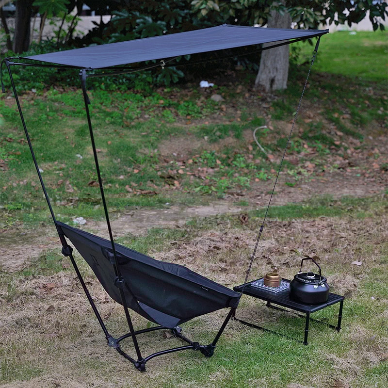 Portable Chair Sun Shade Canopy With Adjustable Outdoor Chair Umbrella 3