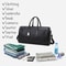 Large Capacity PU Leather Travel Bag Convertible Shoulder Duffel 3