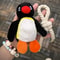 Cute Penguin Plush Keychain Soft Animal Backpack Charm Gift
