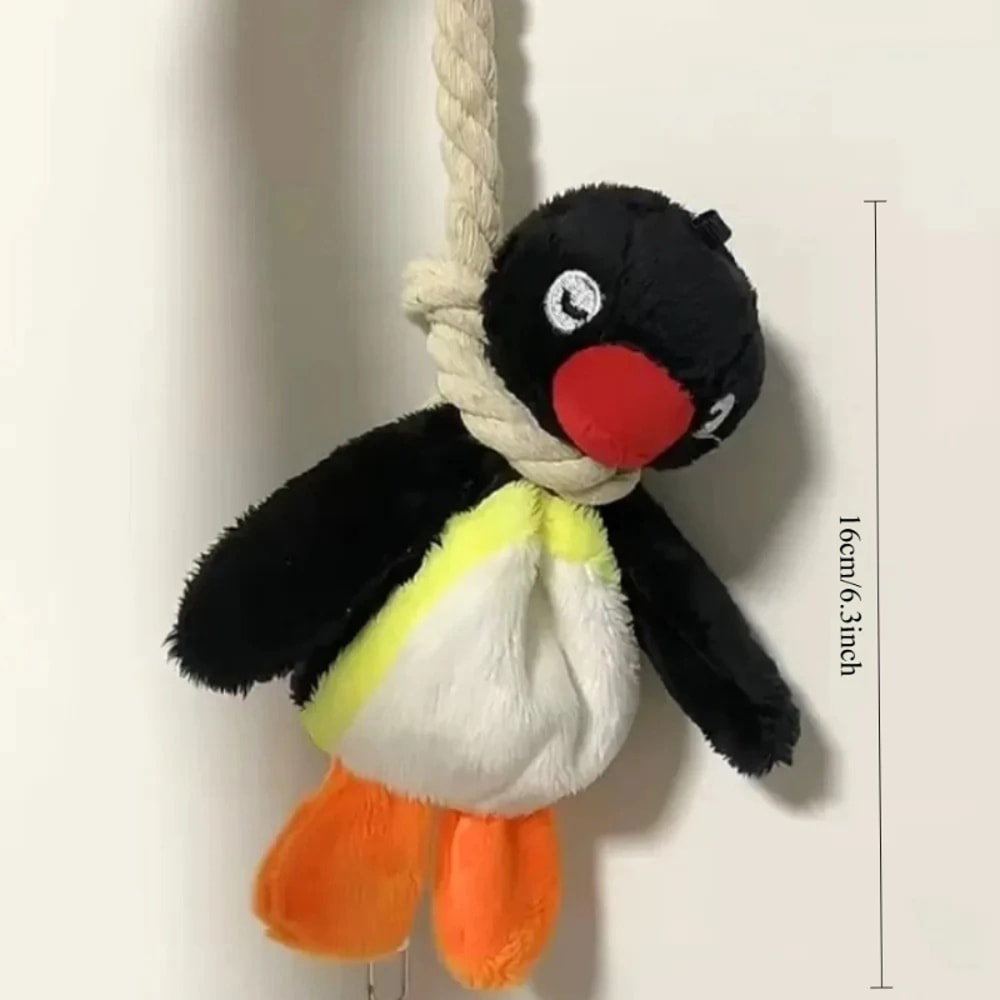 Cute Penguin Plush Keychain Soft Animal Backpack Charm Gift
