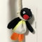 Cute Penguin Plush Keychain Soft Animal Backpack Charm Gift