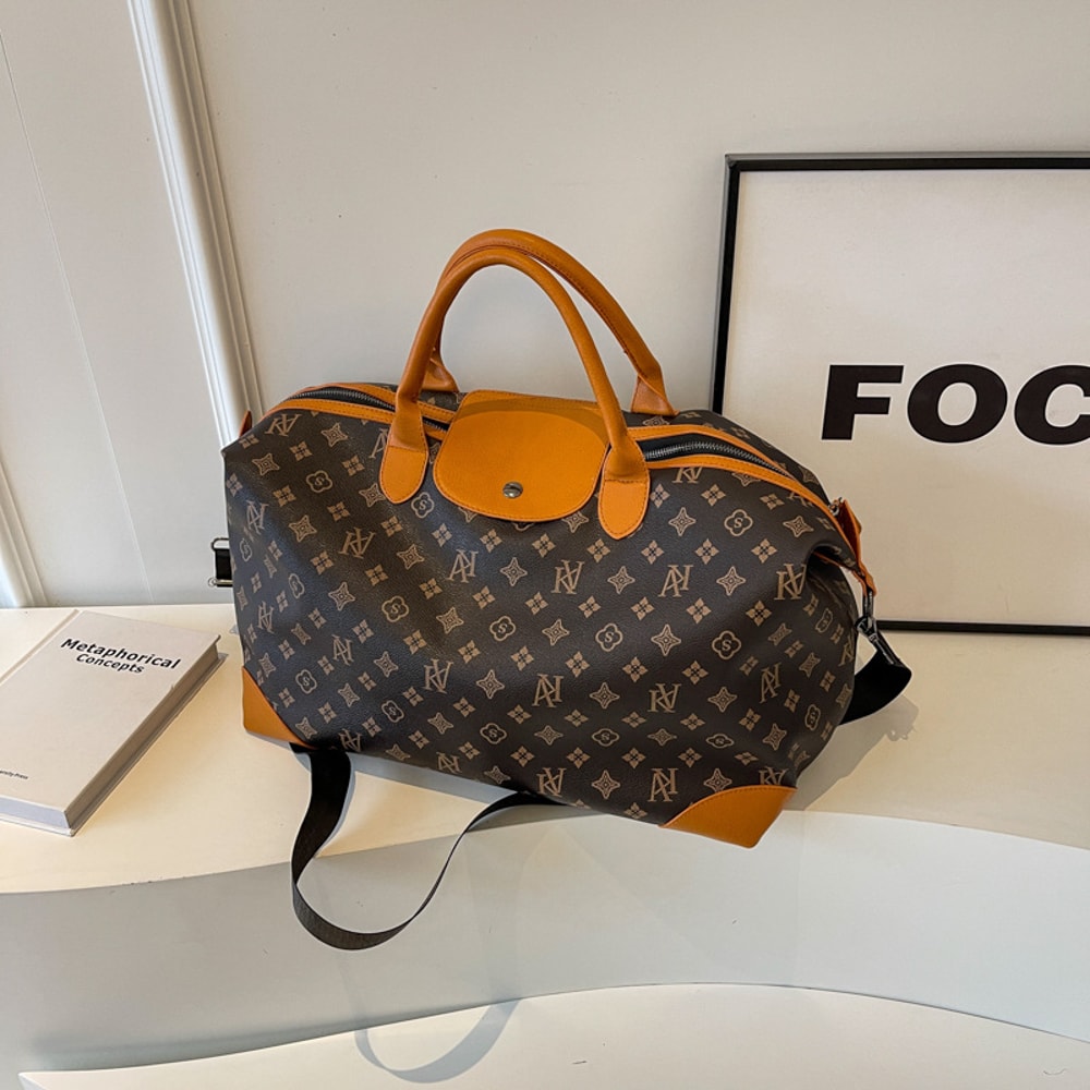 Large Capacity Gym Travel Bag Lightweight PU Weekender Yoga Duffel 4