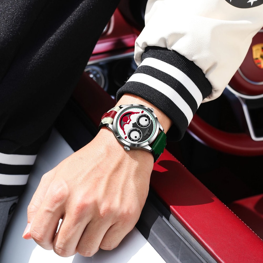 Luxury Waterproof Mens Watch Quartz Leather Strap Sports Wristwatch 4