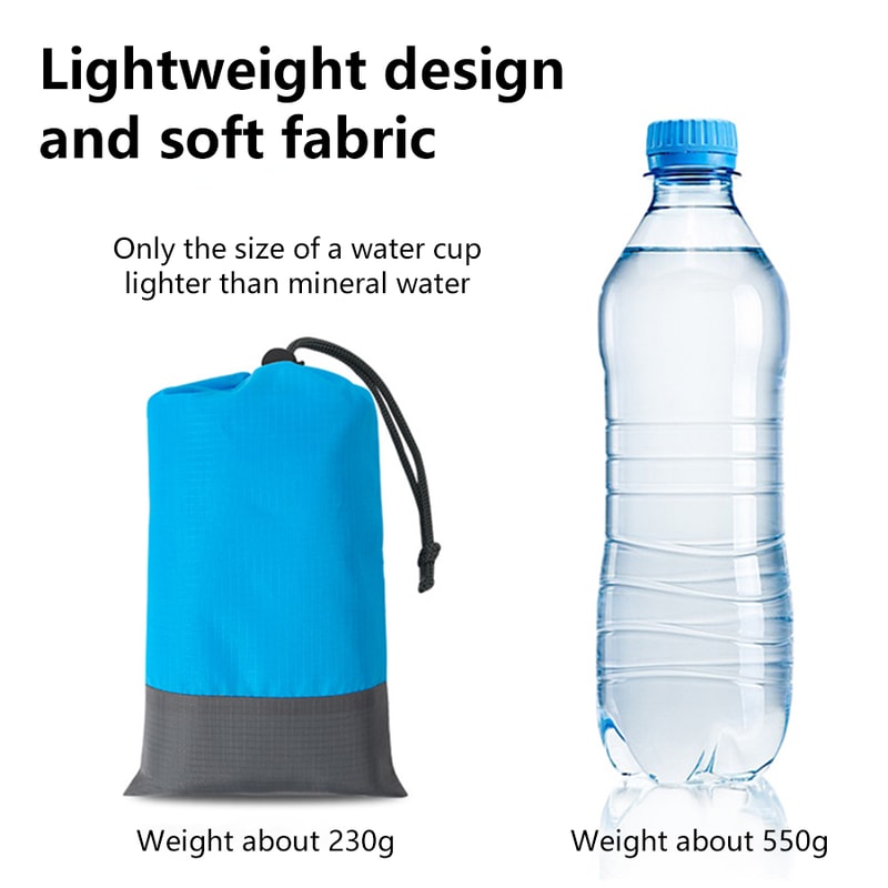 Sandproof Waterproof Beach Blanket Portable Lightweight Picnic and Camping Mat