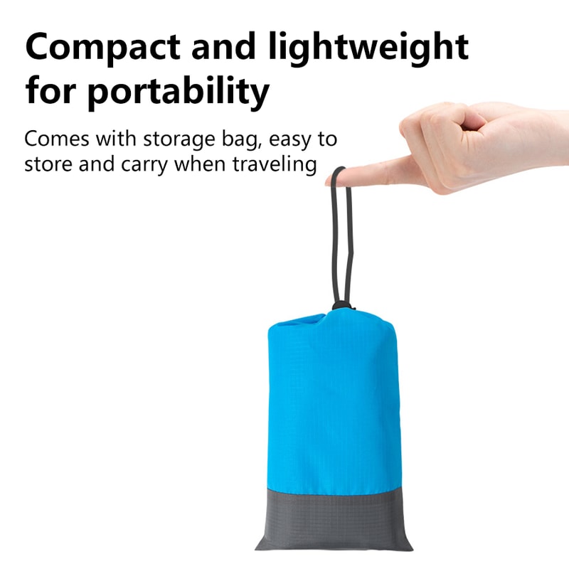 Sandproof Waterproof Beach Blanket Portable Lightweight Picnic and Camping Mat