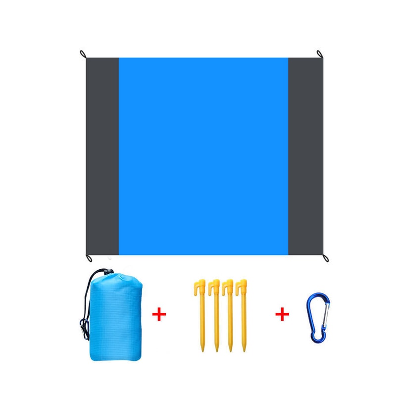 Sandproof Waterproof Beach Blanket Portable Lightweight Picnic and Camping Mat