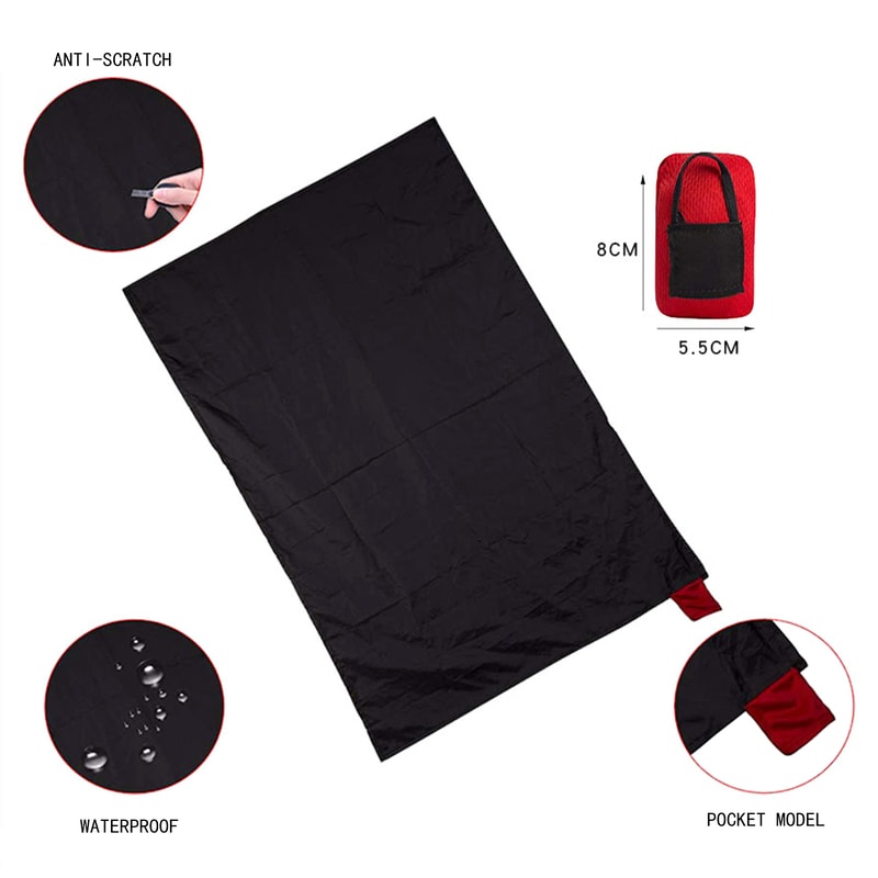 Compact Waterproof Pocket Picnic Blanket Lightweight Foldable Outdoor Mat
