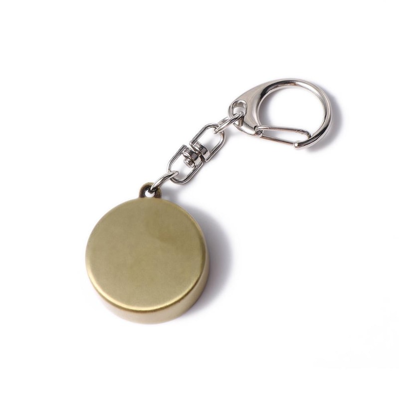 Mini Compass Keychain Vintage Pocket Compass Portable Hiking Navigation Tool 1