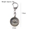 Mini Compass Keychain Vintage Pocket Compass Portable Hiking Navigation Tool 4