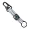 Tactical Survival Keychain With Compass Paracord Carabiner Outdoor Gear Clip 11