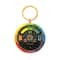 Rotating Color Wheel Keychain Metal Spinning Compass Pendant Stress Relief Toy