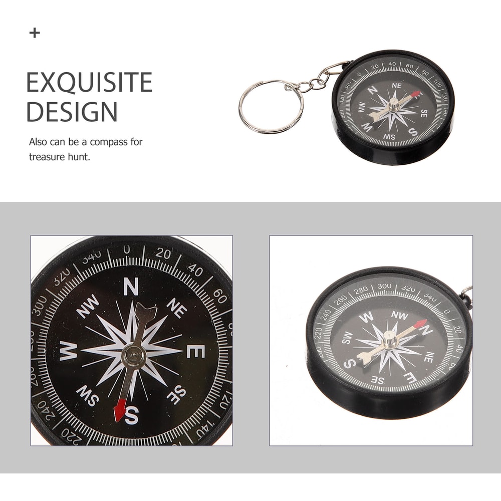 Pirate Compass Keychain Vintage Adventure Keyring Gift for Kids and Party Favors