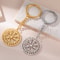 Viking Keychain Stainless Steel Norse Compass Rune Keyring 0