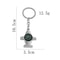 Airplane Compass Keychain Portable Outdoor Survival Key Ring For Travel And Hiking 2
