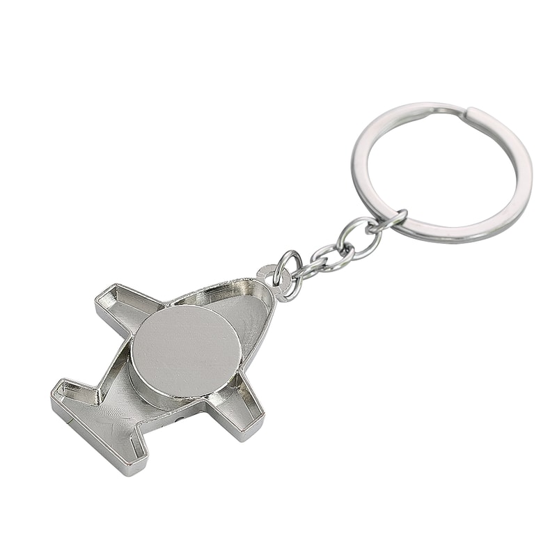 Airplane Compass Keychain Portable Outdoor Survival Key Ring For Travel And Hiking 3