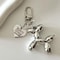 Cute Balloon Dog Keychain Cartoon Couple Keyring Car Charm Gift 0